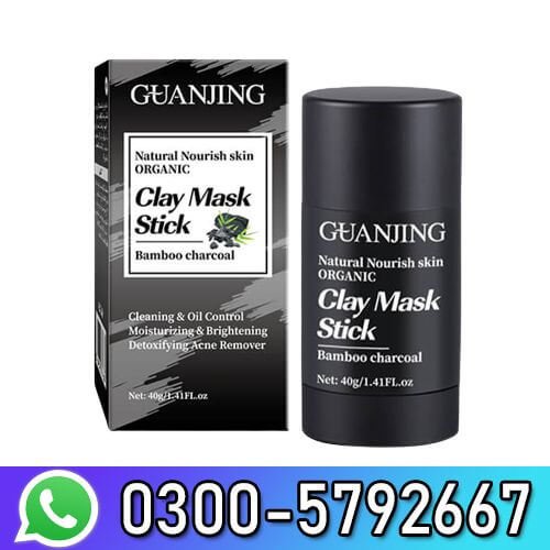 Charcoal Natural Nourish Skin Clay Mask Stick - 40g in Pakistan