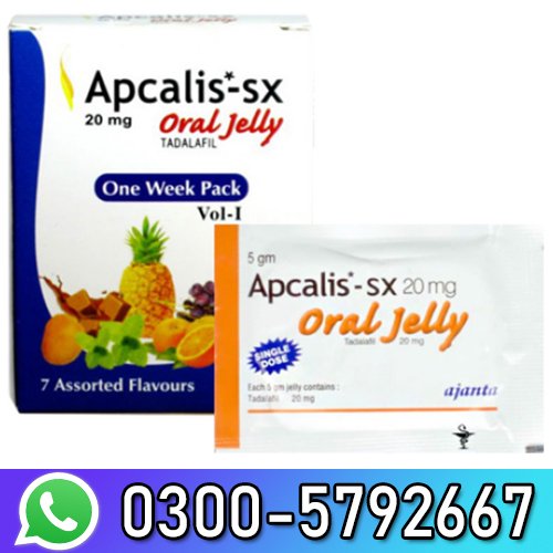 Apcalis SX 20 mg Oral Jelly Tadalafil in Pakistan