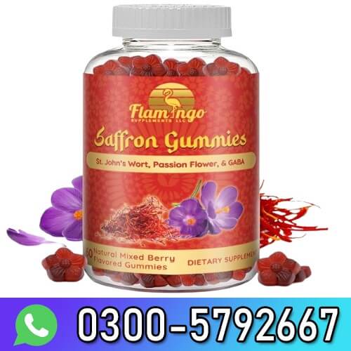 Flamingo Supplements Saffron Gummies In Pakistan