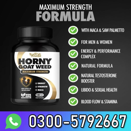 Idea Health Horny Goat Weed Max In Pakistan