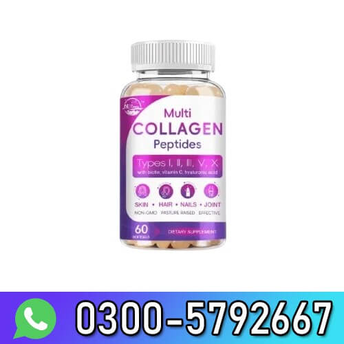 Multi Collagen Peptides 5 Types With Biotin Hyaluronic Acid In Pakistan