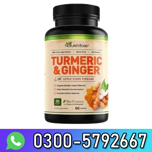 Nature's Base Turmeric Ginger Apple Cider Vinegar In Pakistan
