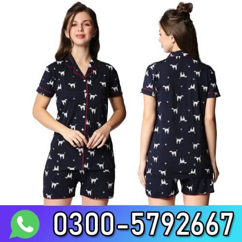 Pack Of 3 Printed Pure Cotton Women Night Suit In Pakistan