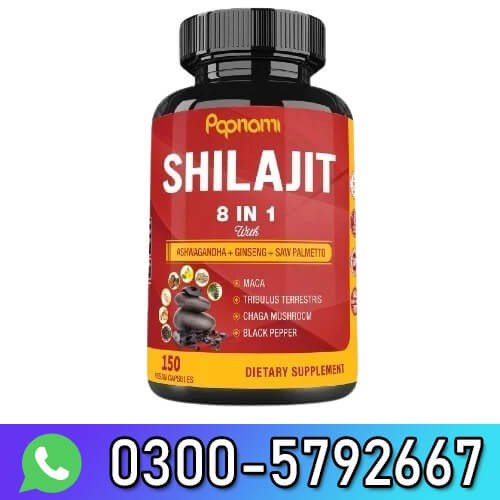 Papnami Shilajit 8 In 1 Capsules In Pakistan