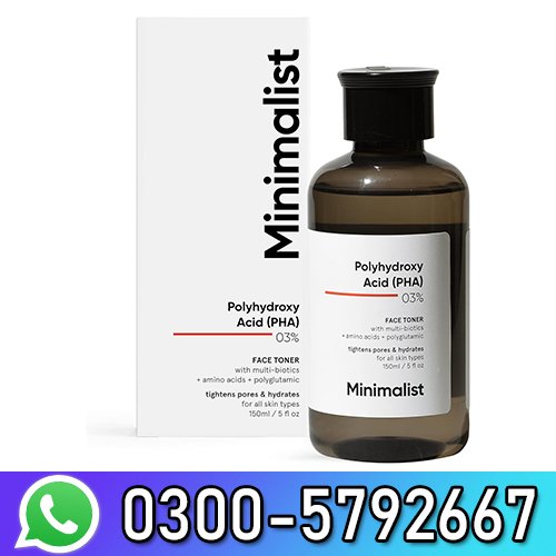 Minimalist PHA 3% Alcohol Free Toner 150 ml in Pakistan