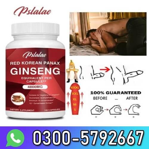 Pslalae Red Korean Panax Ginseng 4800 Mg In Pakistan