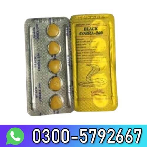 Imported Black Cobra 200mg Tablets In Pakistan