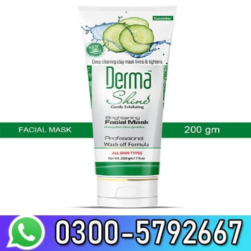Derma Shine Hydrating Cucumber Facial Mask in Pakistan