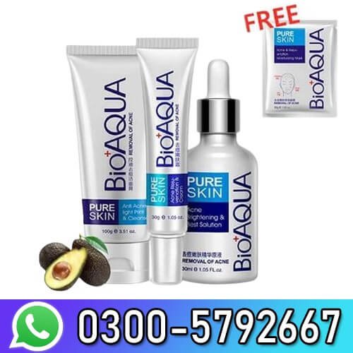 BIOAQUA 3 Pcs Anti Acne Removal Face Care in Pakistan